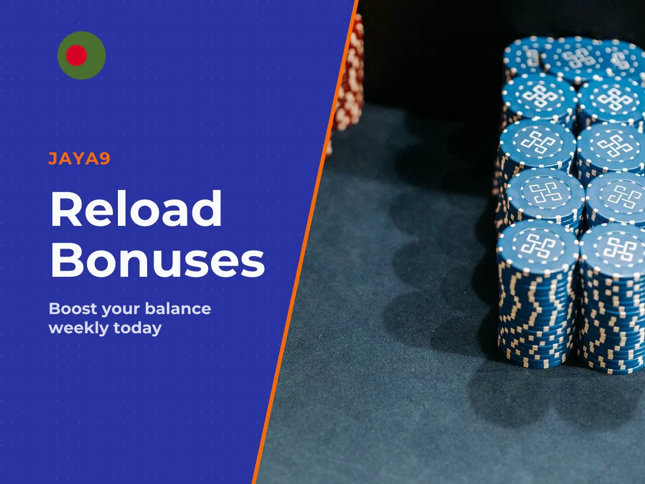 Reload, Login and Recurring Offers. Beyond the initial welcome deposit bonuses, Jaya9 maintains several recurring promotions designed to sustain engagement week after week. **Weekly reload bonuses** o