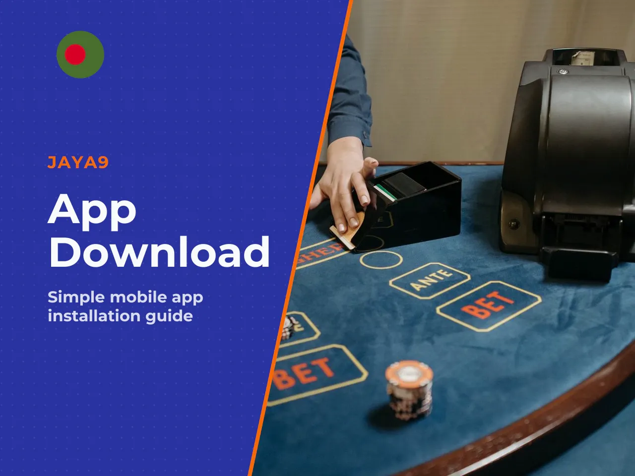 **Download steps:** 1. Open the Jaya9 homepage in your mobile browser. 2. Tap the smartphone icon in the navigation bar to begin the APK download. 3. When the download completes, open your device's Do