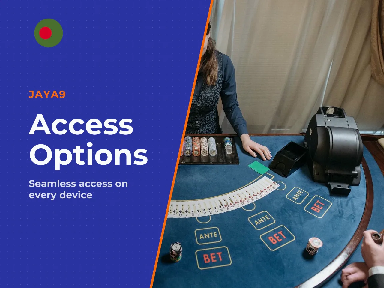 Website, App and Mobile Access Options. Access to the platform splits into three technical streams: the jaya9 website for desktops, the browser-based mobile version, and the dedicated mobile app. The