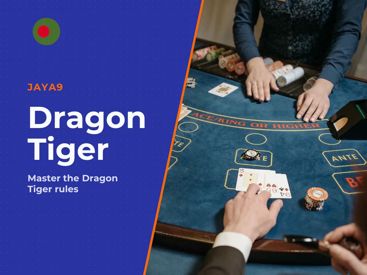 How to Play Dragon Tiger: Rules, Bets, and Round Flow. A single round fits into 20–40 seconds and follows a fixed algorithm: the betting window opens, two cards are dealt from the shoe, the ranks are